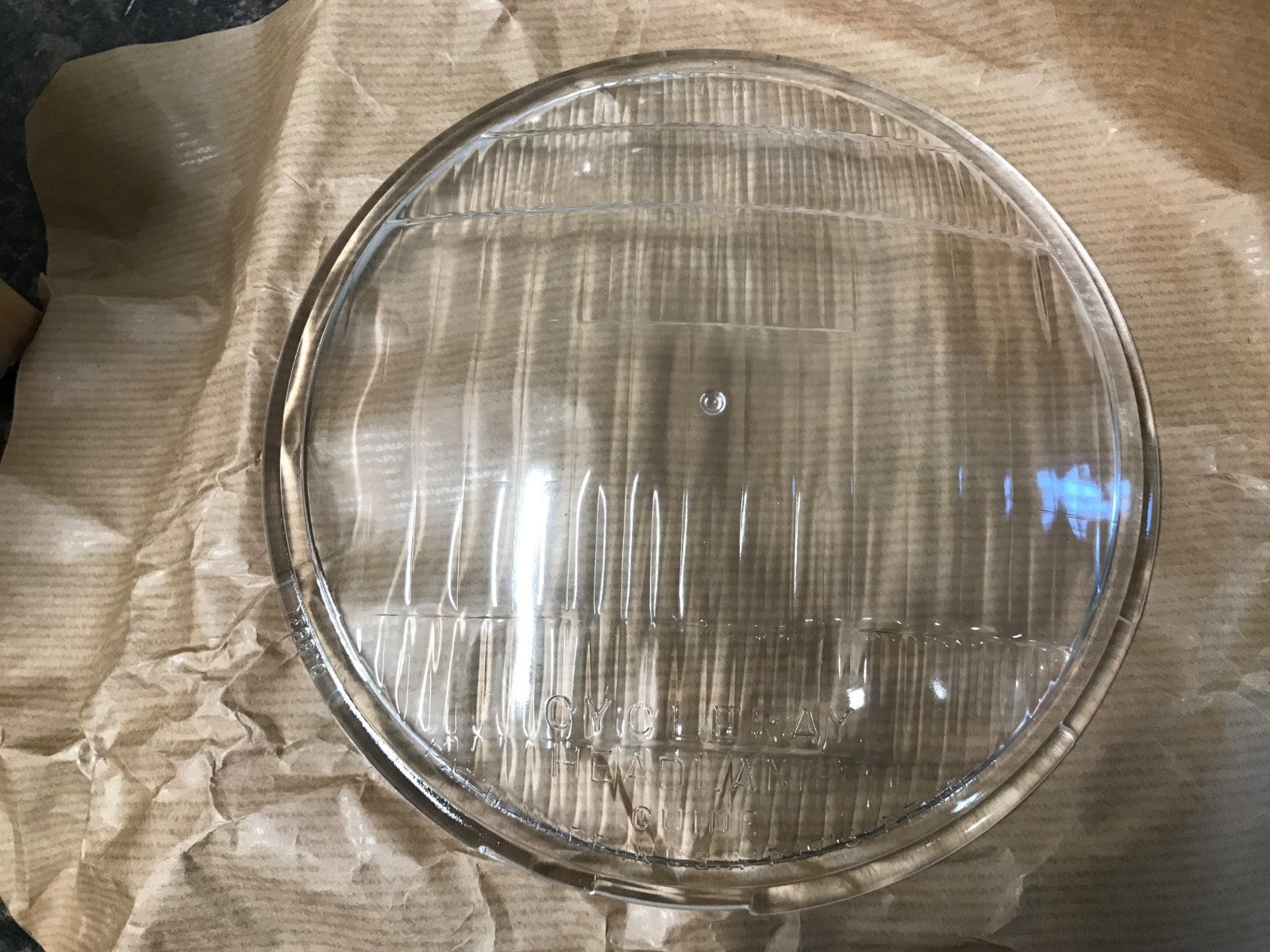 Harley Cycle-Ray Headlamp Correct Lens w/ Mold Number  Knuckle WLA VL