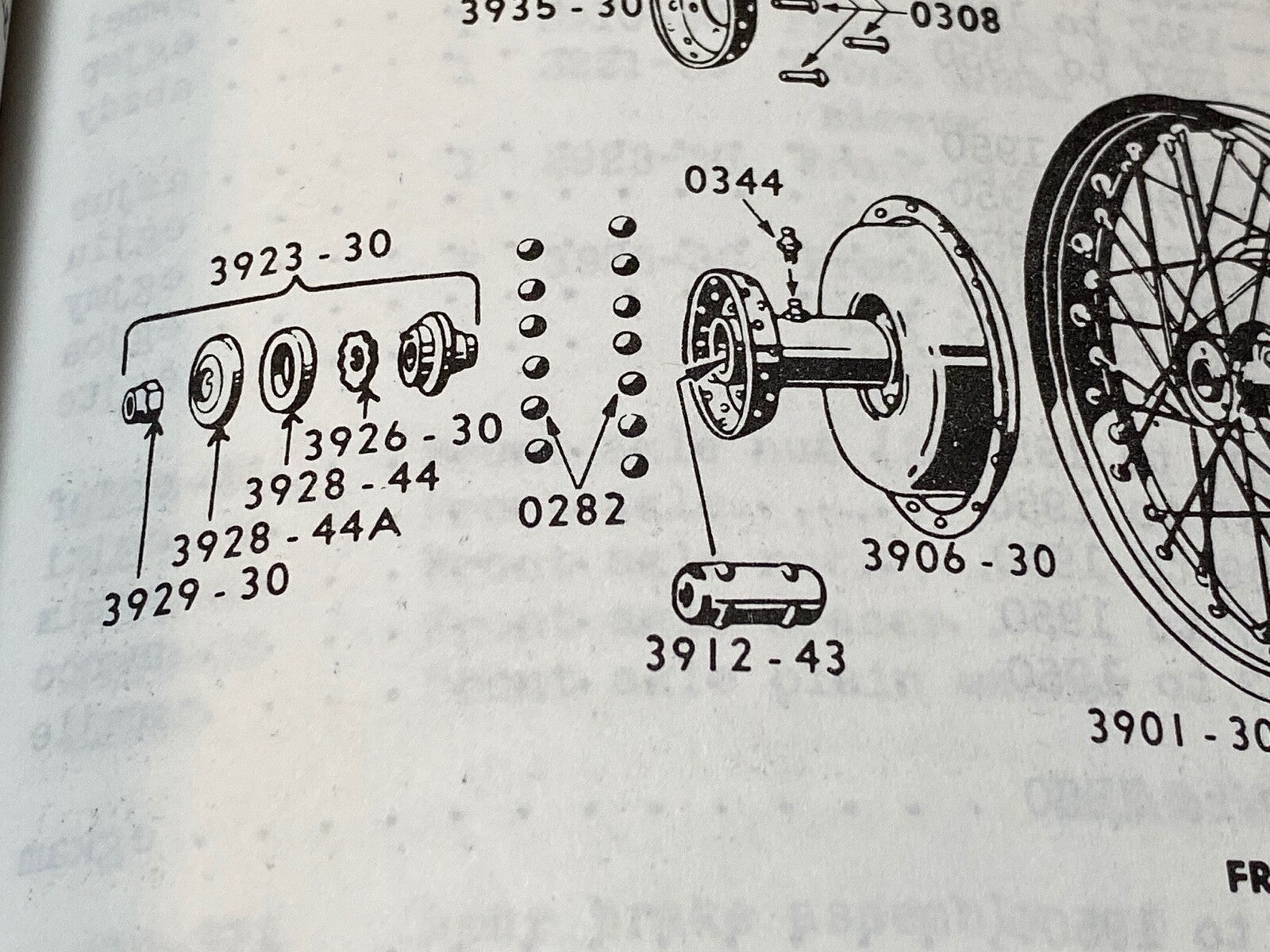 Harley 3928-44 3926-30 Felt Seal & Lock Washer 1930-52 DL RL WL WLD WLA 