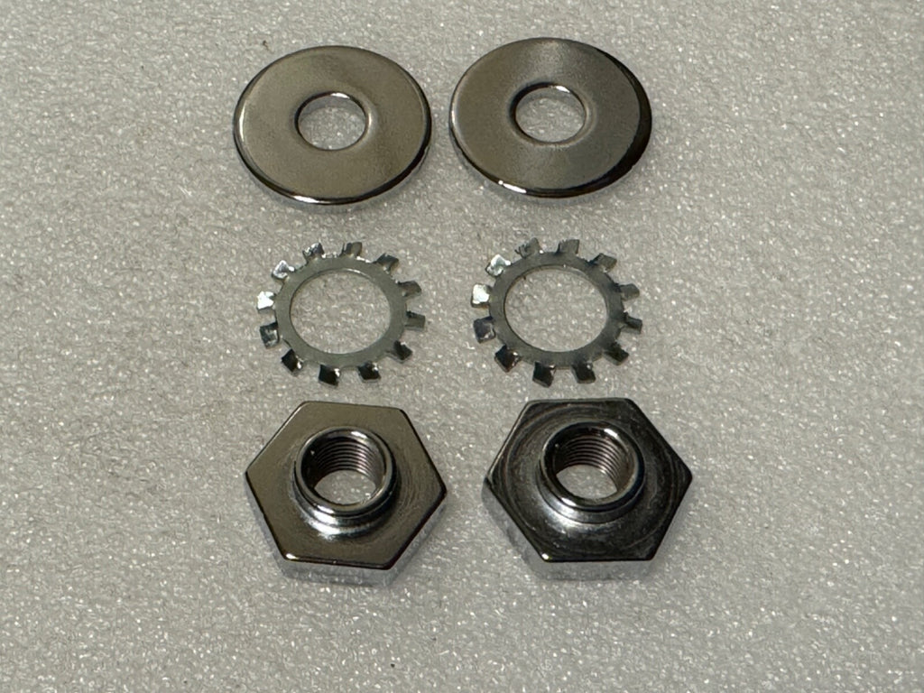 Harley Spotlamp Bar Mount Mounting End Nuts 1946-1957 W/ Front Monroe Shock