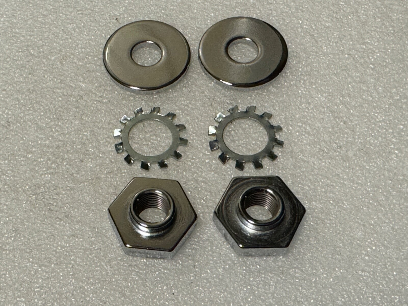 Harley Spotlamp Bar Mount Mounting End Nuts 1946-1957 W/ Front Monroe Shock