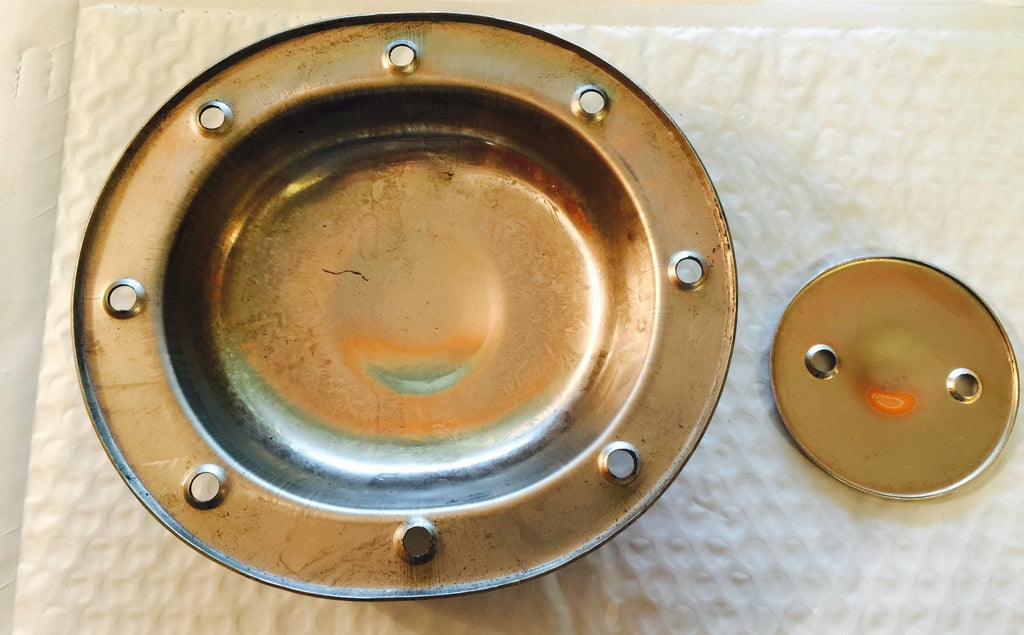 Harley Knucklehead Panhead Primary Clutch & Inspection Covers Stainless 36-64