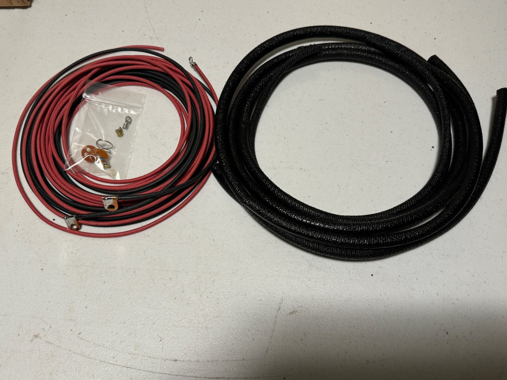 Harley 1939-45  Sidecar Wiring Harness Correct Soldered Terminals Asphalt Loom