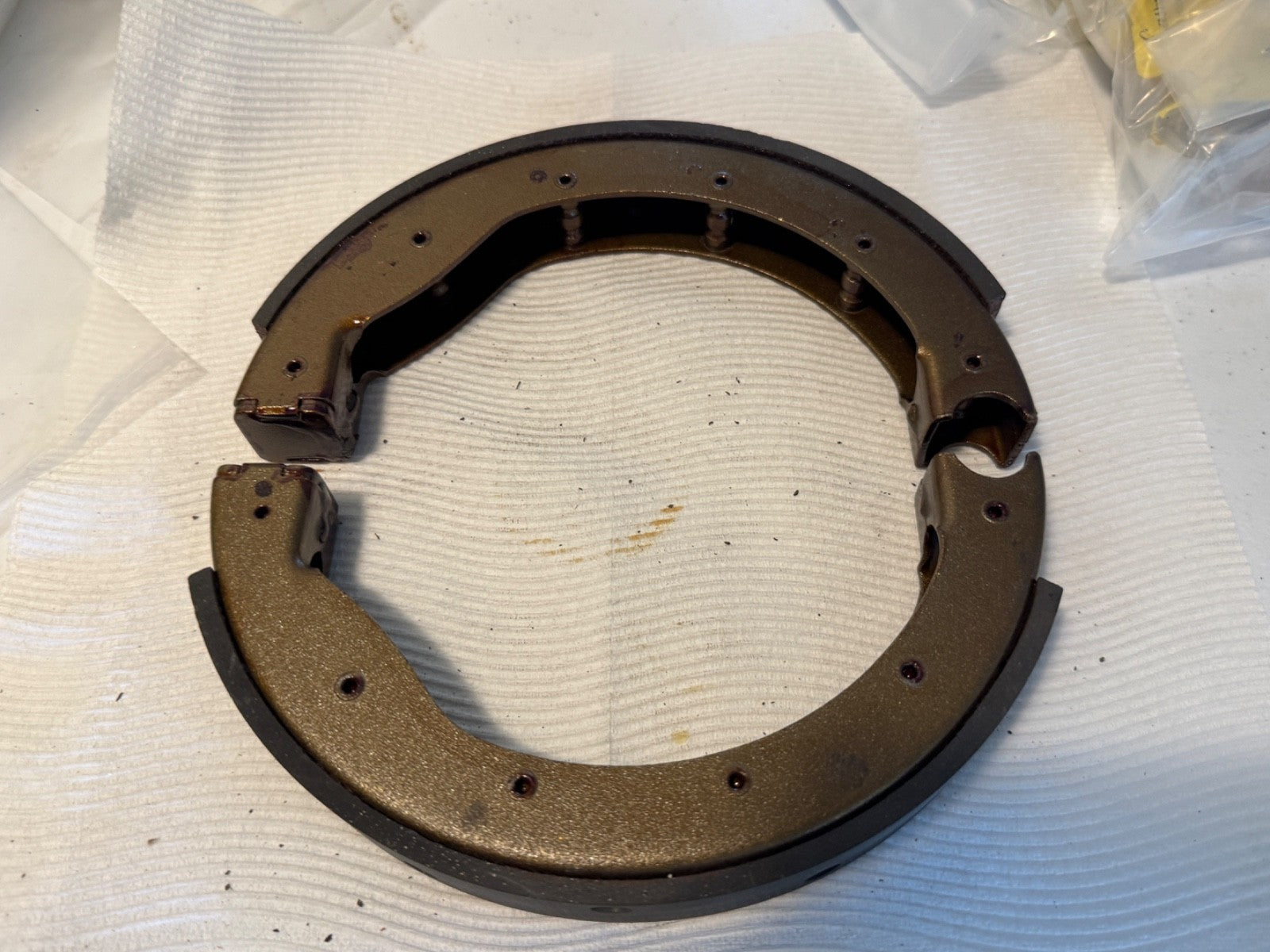 Harley 44401-49B Front Brake Shoes Panhead Shovelhead Servicar 1949-1971
