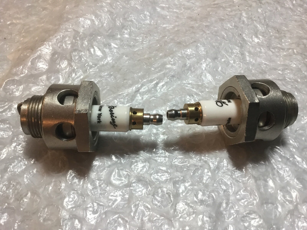 Harley JD Large Base Air Cooled Spark Plugs 7/8" 1913-1926 F-Head OEM# 36-11