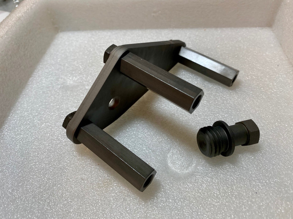 Harley WR WRTT Right Foot Peg Bracket & Trans Plug Fit 37-52 WL & WR TROG Bobber
