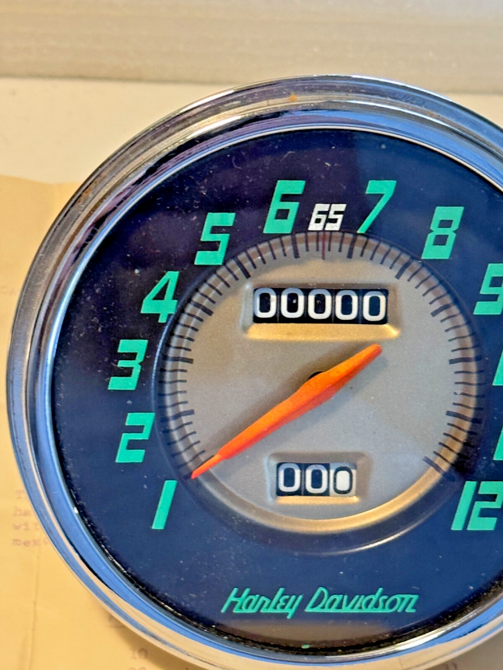 Harley NOS OEM 67007-60 Police Special Speedometer Panhead Servicar