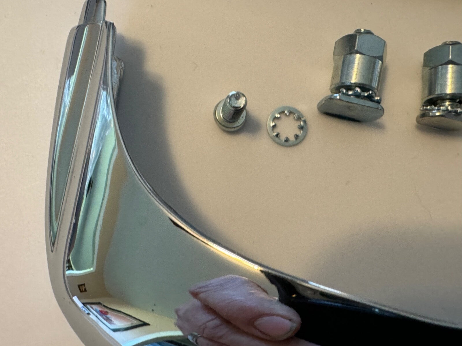 Harley FL FLH Panhead Shovelhead Front Fender Tip Trim Kit 1959-66 Duo-Glide