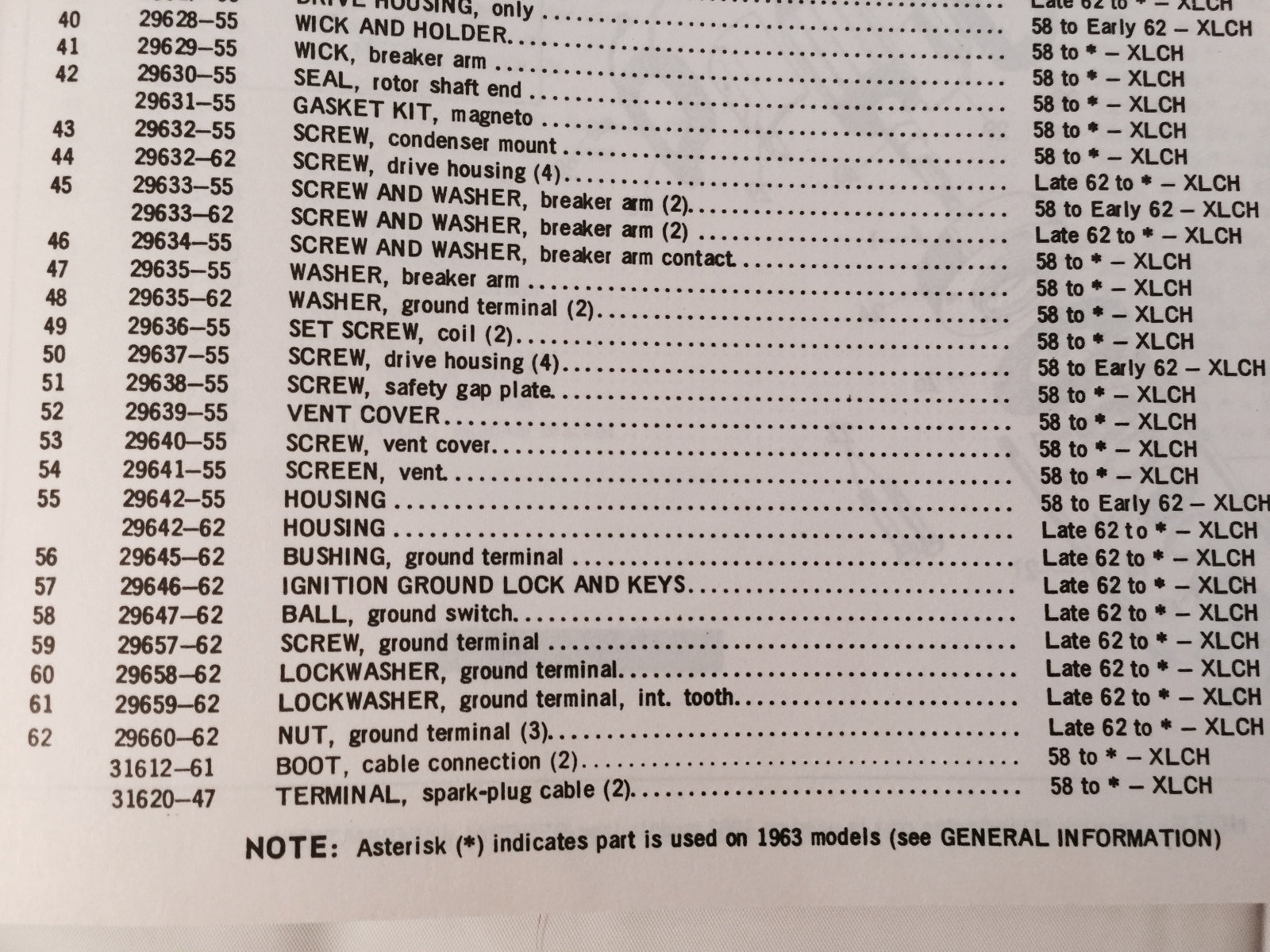 Harley NOS 29626-55 Magneto Ground Terminal W/Wire Sportster XLCH KR FM Morris