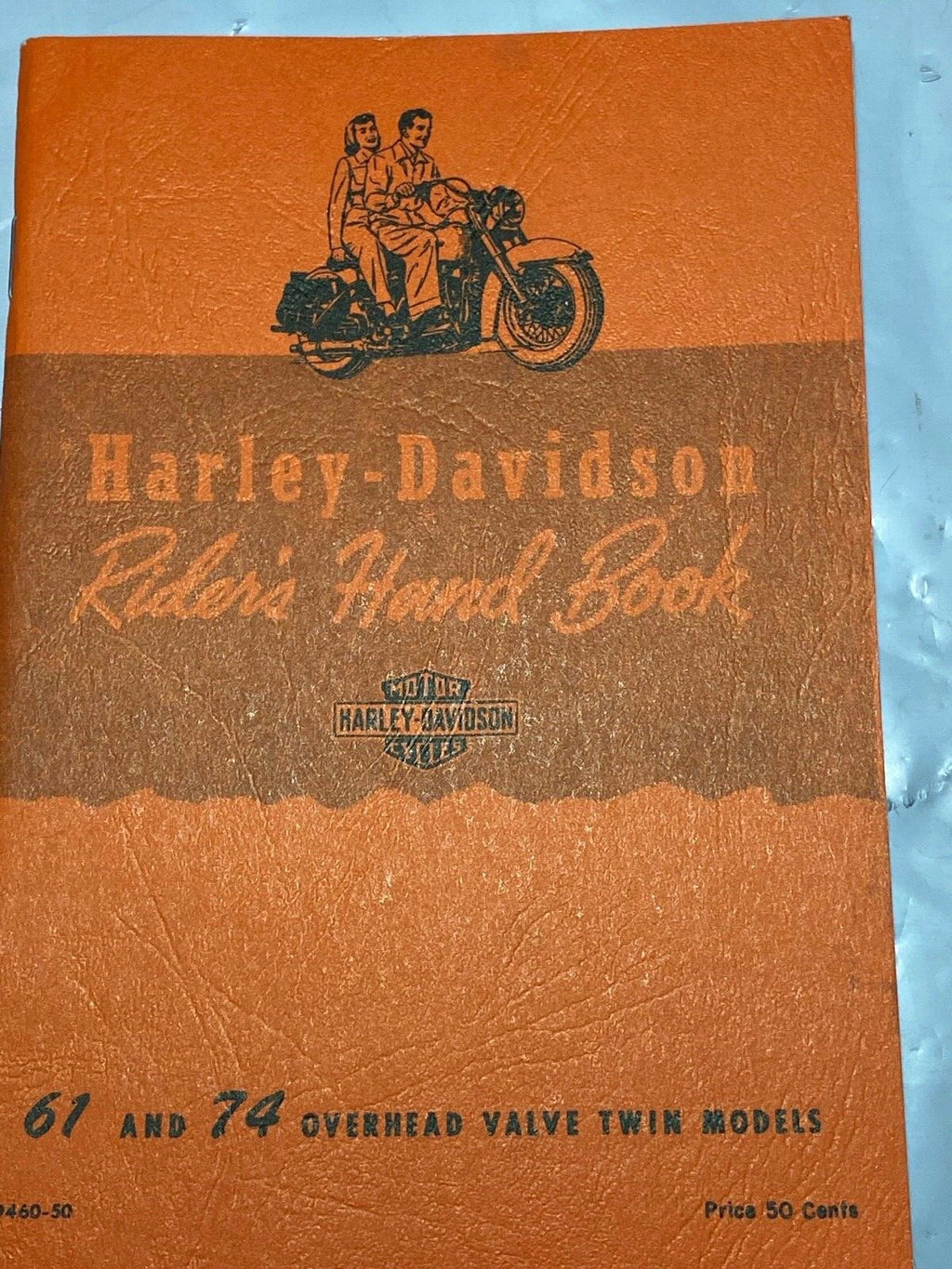 Harley Rider's Handbook Owner's Manual 1948-1954 Panhead EL FL Reprint