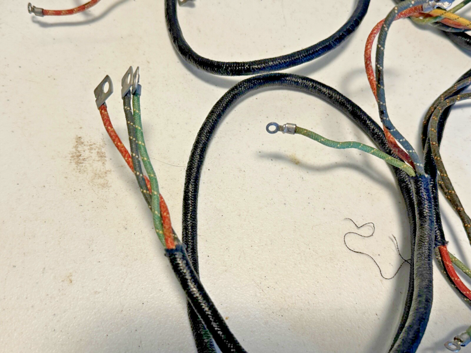 Harley 1942 WLA  NOS OEM Wiring Harness Kit With NOS Black Out Switch