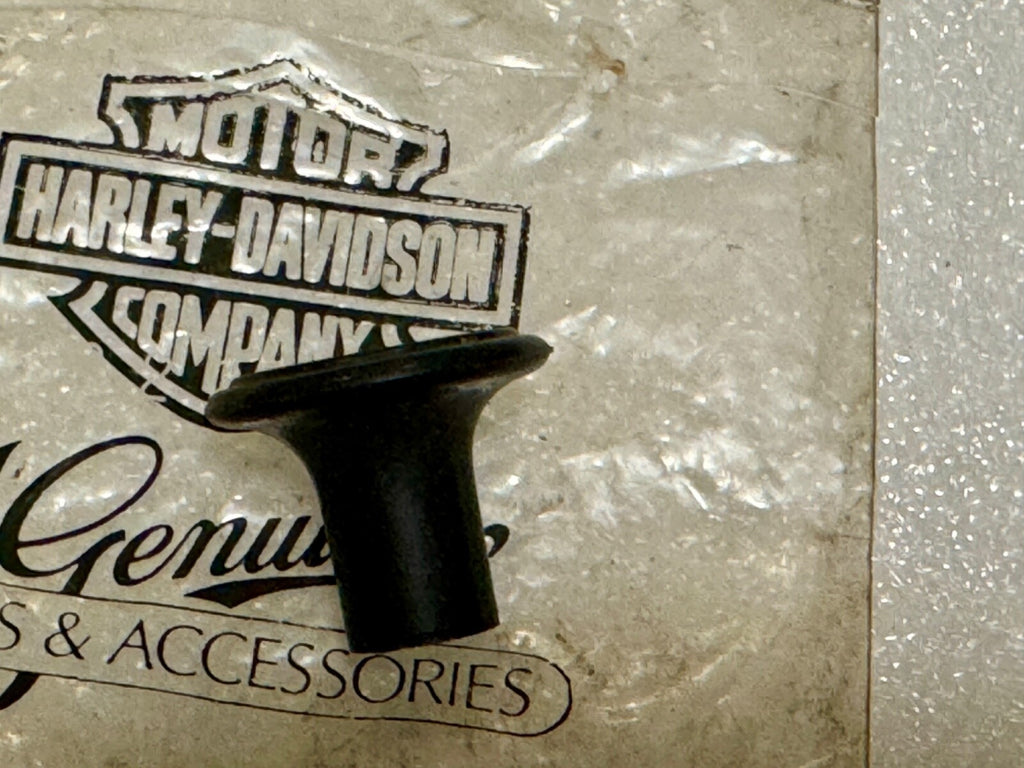 Harley NOS OEM 29228-80 Black Choke Knob FL FX Sportster EVO 1980-up 8-32 thread