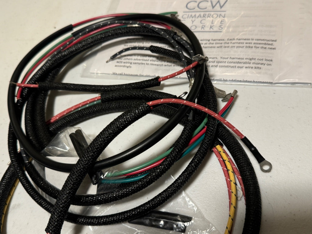 Harley 70322-66 Complete Wiring Harness Kit 1966 Bobcat