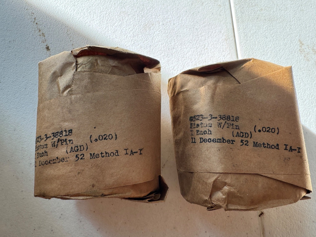 Harley NOS 253-29E WL WLA WLC DL RL  Servicar Complete Piston Kits .020 1929-73