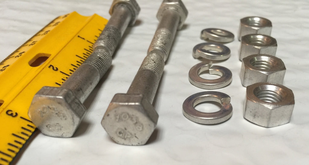 Harley CP-1038 5/16”-24 x 1 3/8” Bolts w/ Nuts & Lock Washers x 4 OEM 4020 Cad