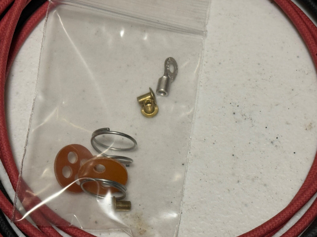 Harley 1939-45  Sidecar Wiring Harness Correct Soldered Terminals Asphalt Loom