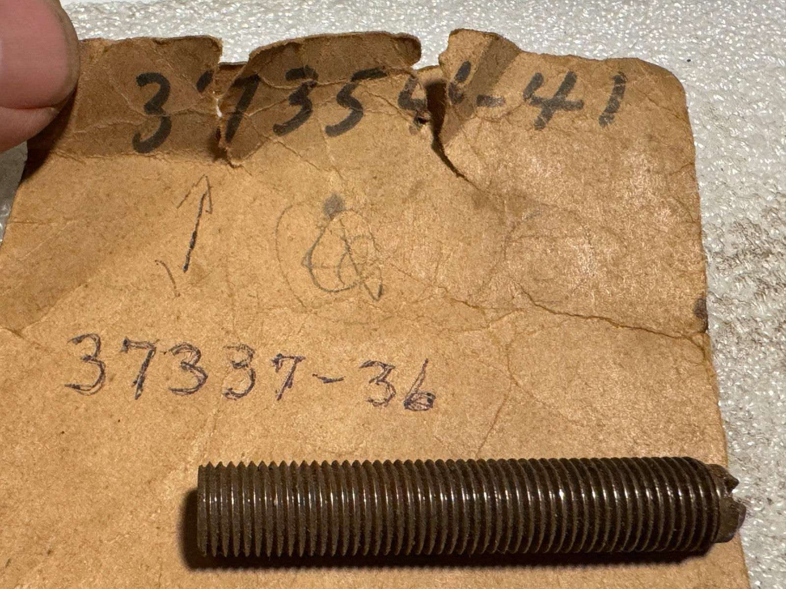Harley 37357-41 Clutch Pushrod Adjusting Screw Knucklehead Panhead 41-84
