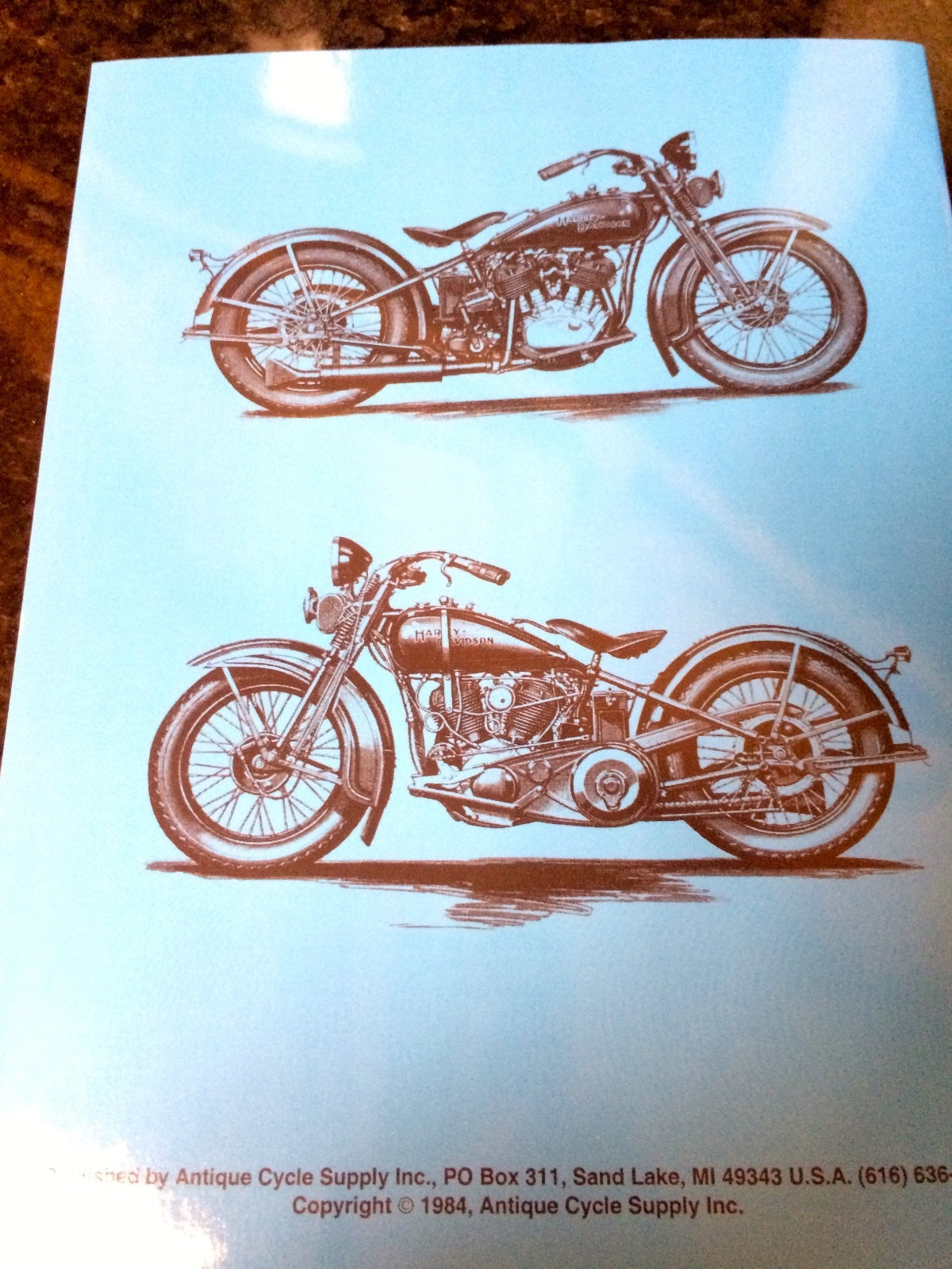 Harley Shop Dope Vol 2 Service Manual 1934-1940 VL RL DL EL Knucklehead UL