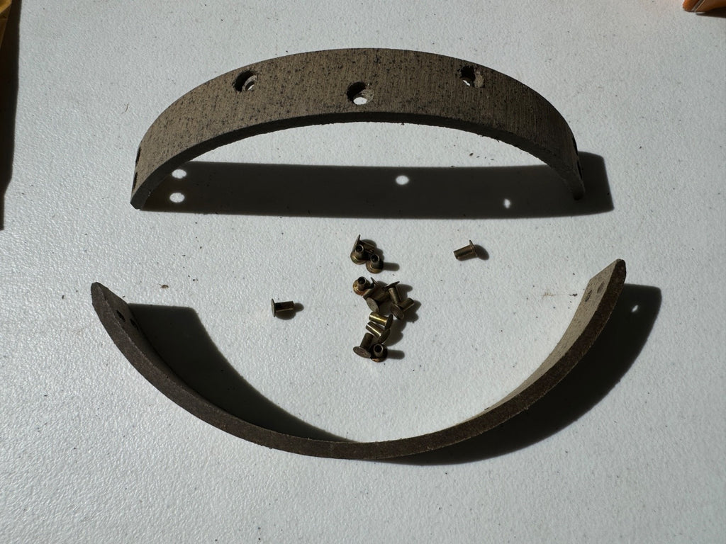 Harley Superior Sportster K XLH XLCH 44432-54 Rear Brake Shoe Lining Kit 1954-78