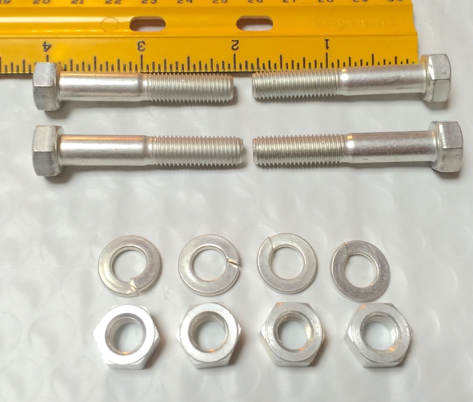 Harley CP-1038 5/16”-24 x 1 13/16" Bolts w/ Nuts & Lock Washers x 4 OEM 4042 Cad