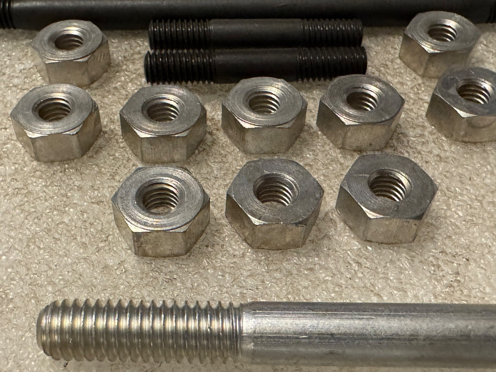 Harley 443-37 45" WL WLA Servicar Engine Motor Case Stud Kit 1937-42 Cad2