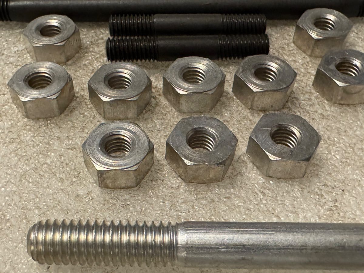 Harley 443-37 45" WL WLA Servicar Engine Motor Case Stud Kit 1937-42 Cad2
