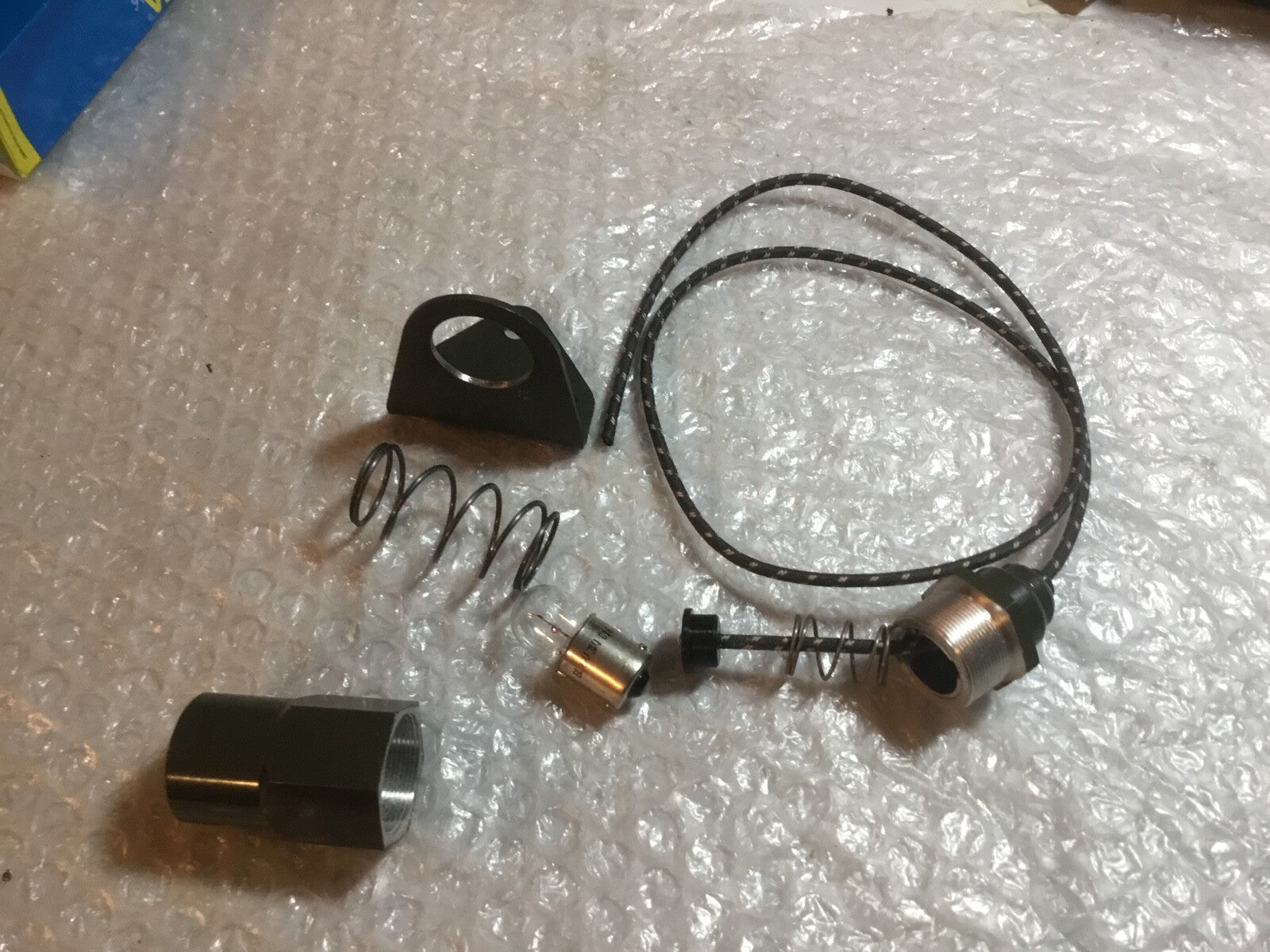 Harley 1943 WLC Front Fender Black Out Marker Lamp Light WWII 4950-43 