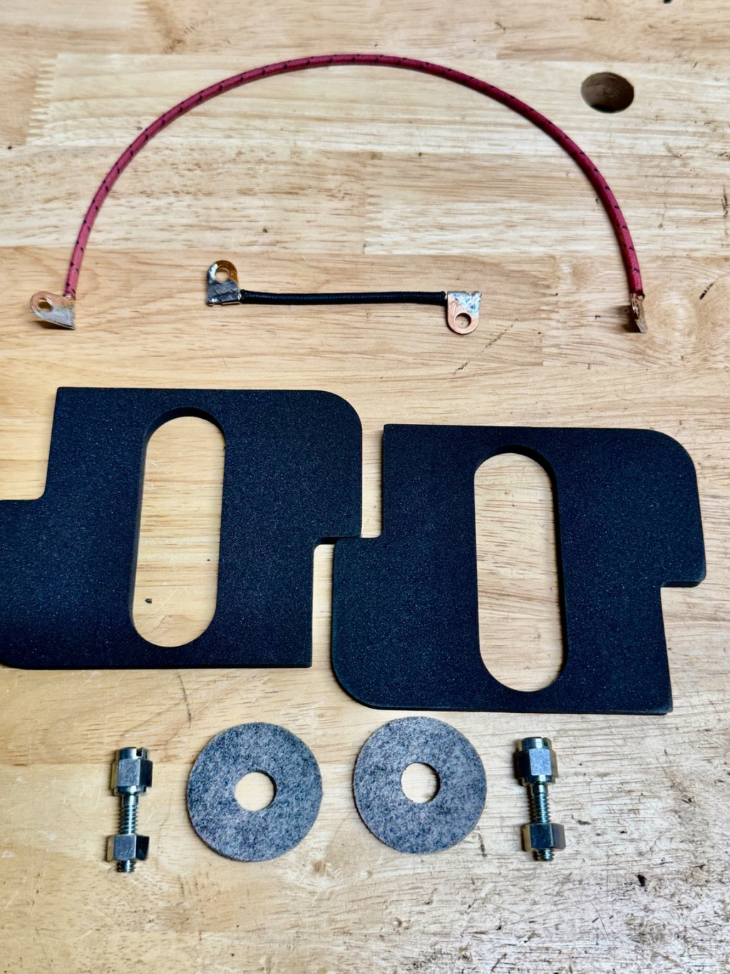 Harley 4427-15 Battery Pad Felt Screw & Wire Kit Knucklehead UL 1941-45 USA0