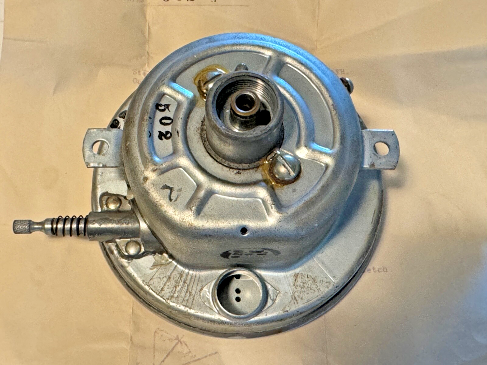 Harley NOS OEM 67007-60 Police Special Speedometer Panhead Servicar