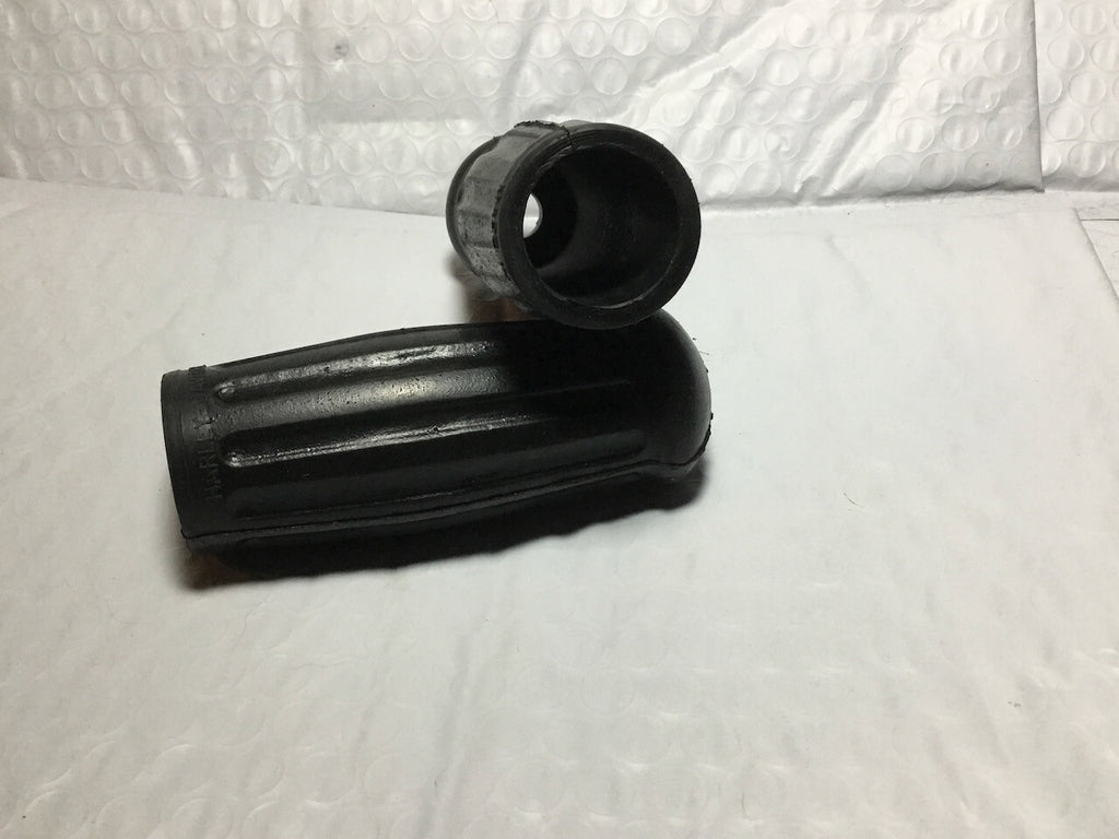 Harley Knucklehead WL UL VL Chrome Spirals & Grips w/ Logo 1935-48 OEM# 3312-35 