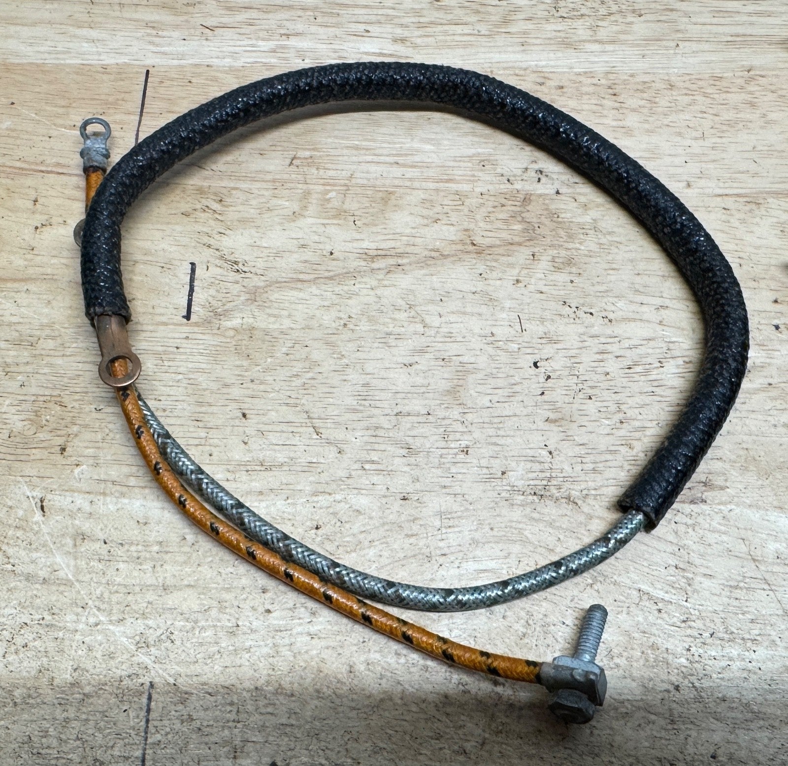 Harley 1951-52 WLA  Premium Wiring Harness Correct AMP Terminals Cotton Loom