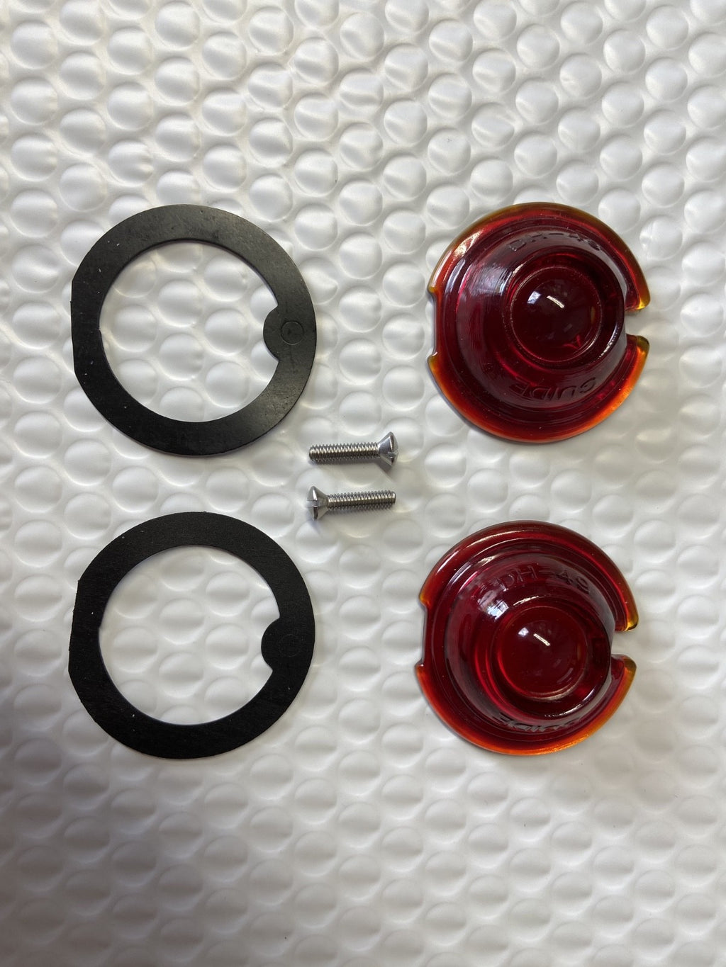 Harley Guide DH-49 P-H7 Bullet Lamp Fish Eye Lens, Gasket & Screw OEM 68521-38