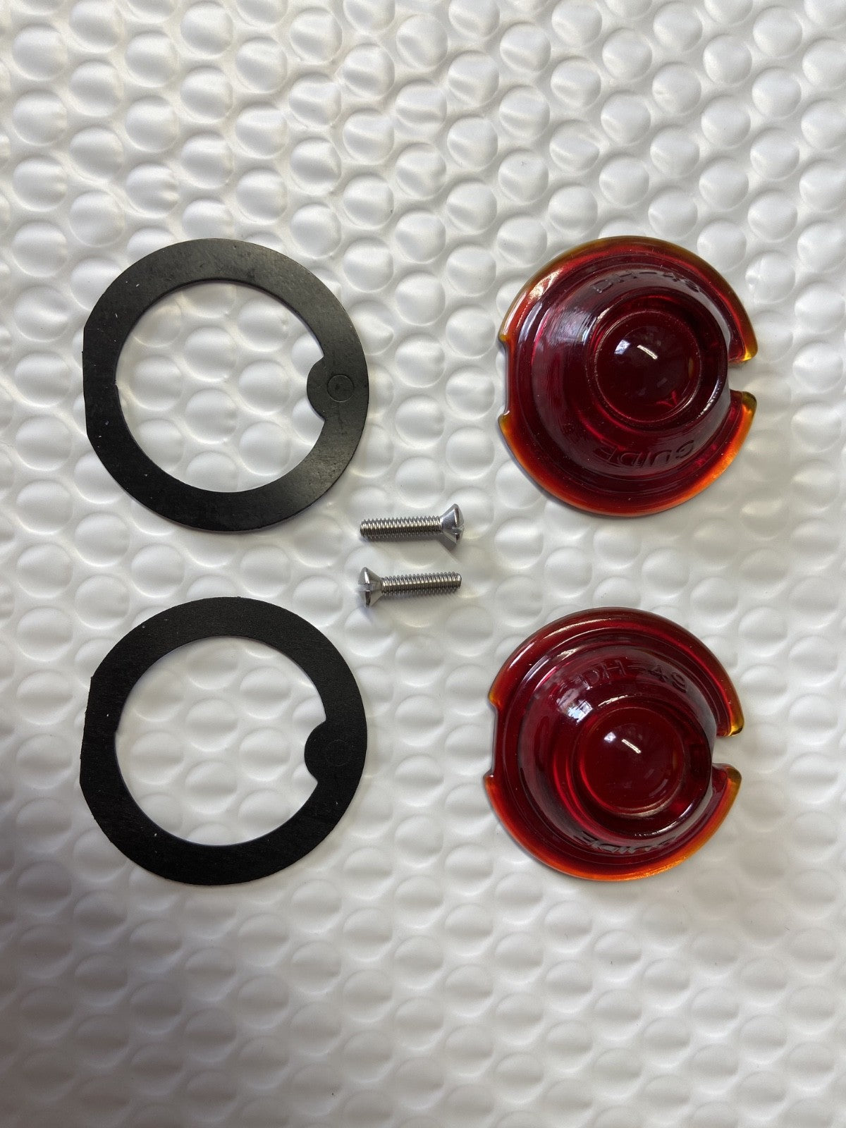 Harley Guide DH-49 P-H7 Bullet Lamp Fish Eye Lens, Gasket & Screw OEM 68521-38