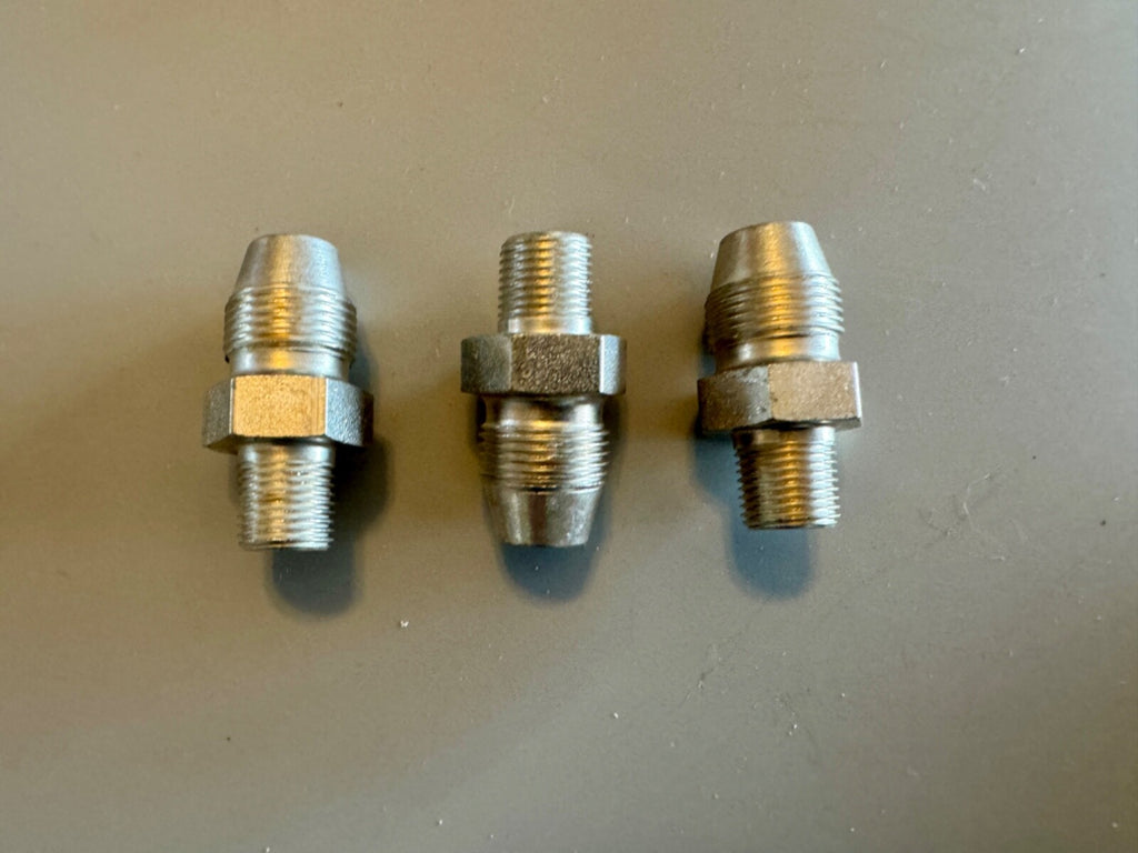 Harley JD VL EL WL UL Oil Line Nipple Fittings Cadmium OEM# 3577-15 63533-15 USA