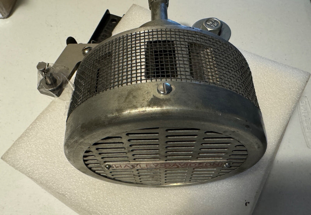 Harley NOS OEM 91130-49 Model 49 Rear Wheel Siren 1948-1957 Panhead