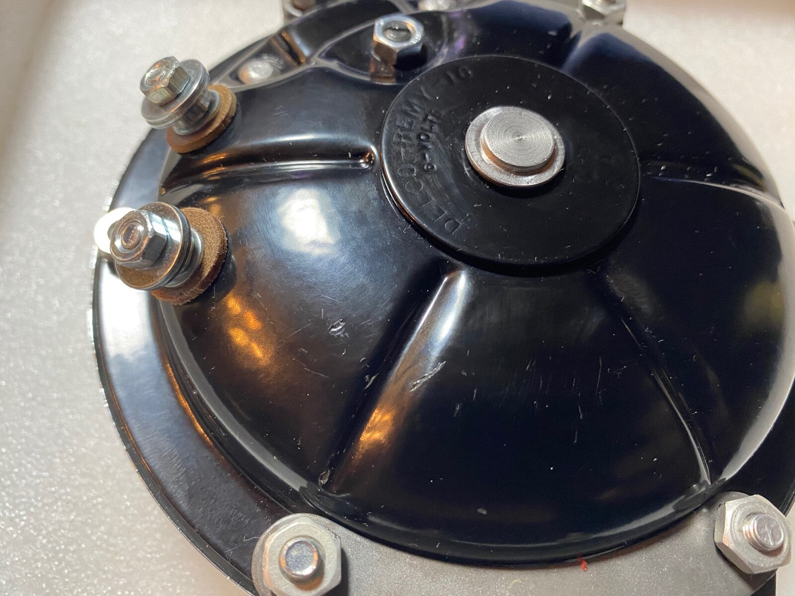 Harley 4801-31 Delco-Remy 16 6 Bolt Horn Wing Face W/ Mounts 1936-39 VL RL WL