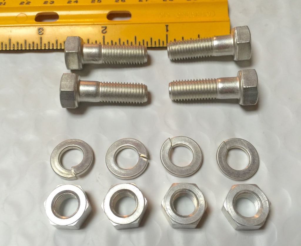 Harley CP-1038 5/16”-24 x 1" Bolts w/ Nuts & Lock Washers Qty 4 OEM 4000