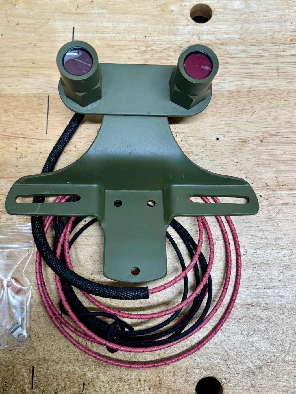 Harley 1943 WLC Rear Fender Black Out Marker Tail Lamp Light WWII 5051-43