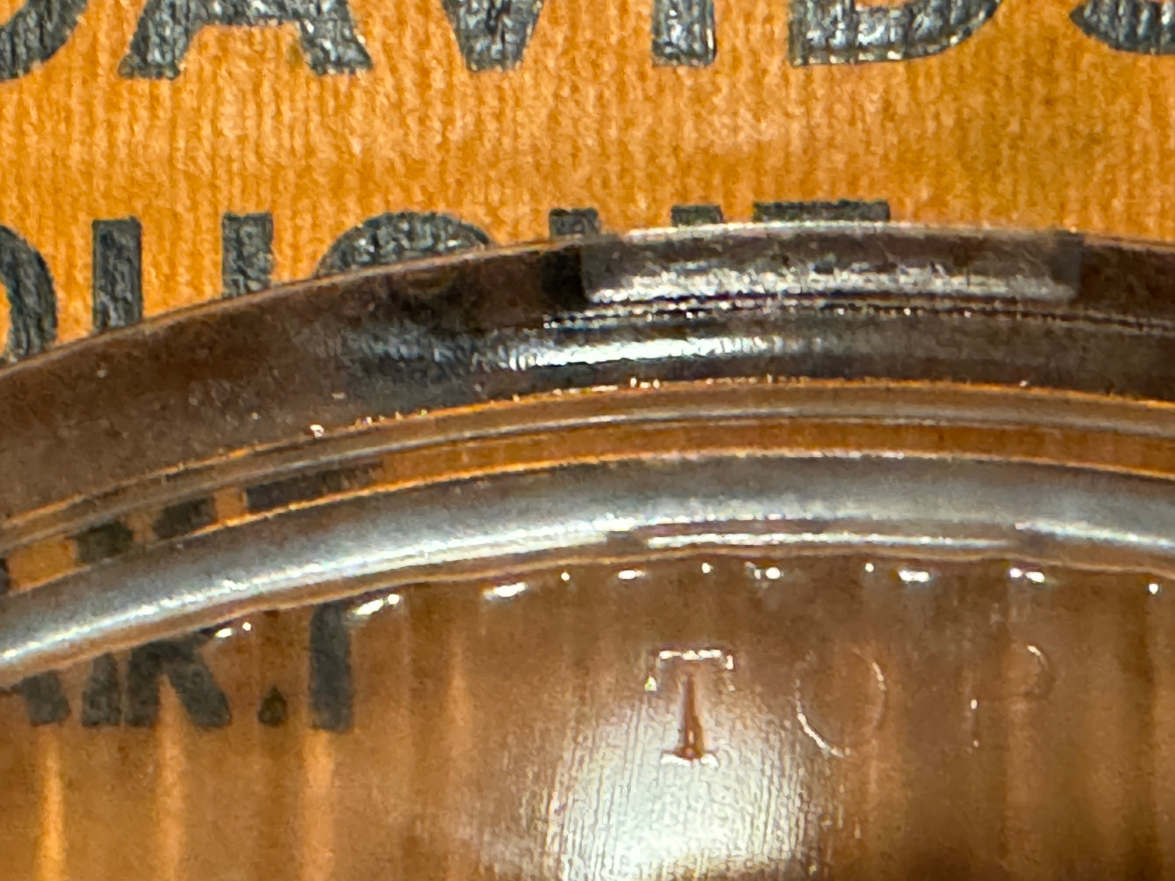 Harley NOS 4906-35 "Serif" Early Guide Cycle-Ray Headlamp Lens Knucklehead VL UL WL 1935-1942