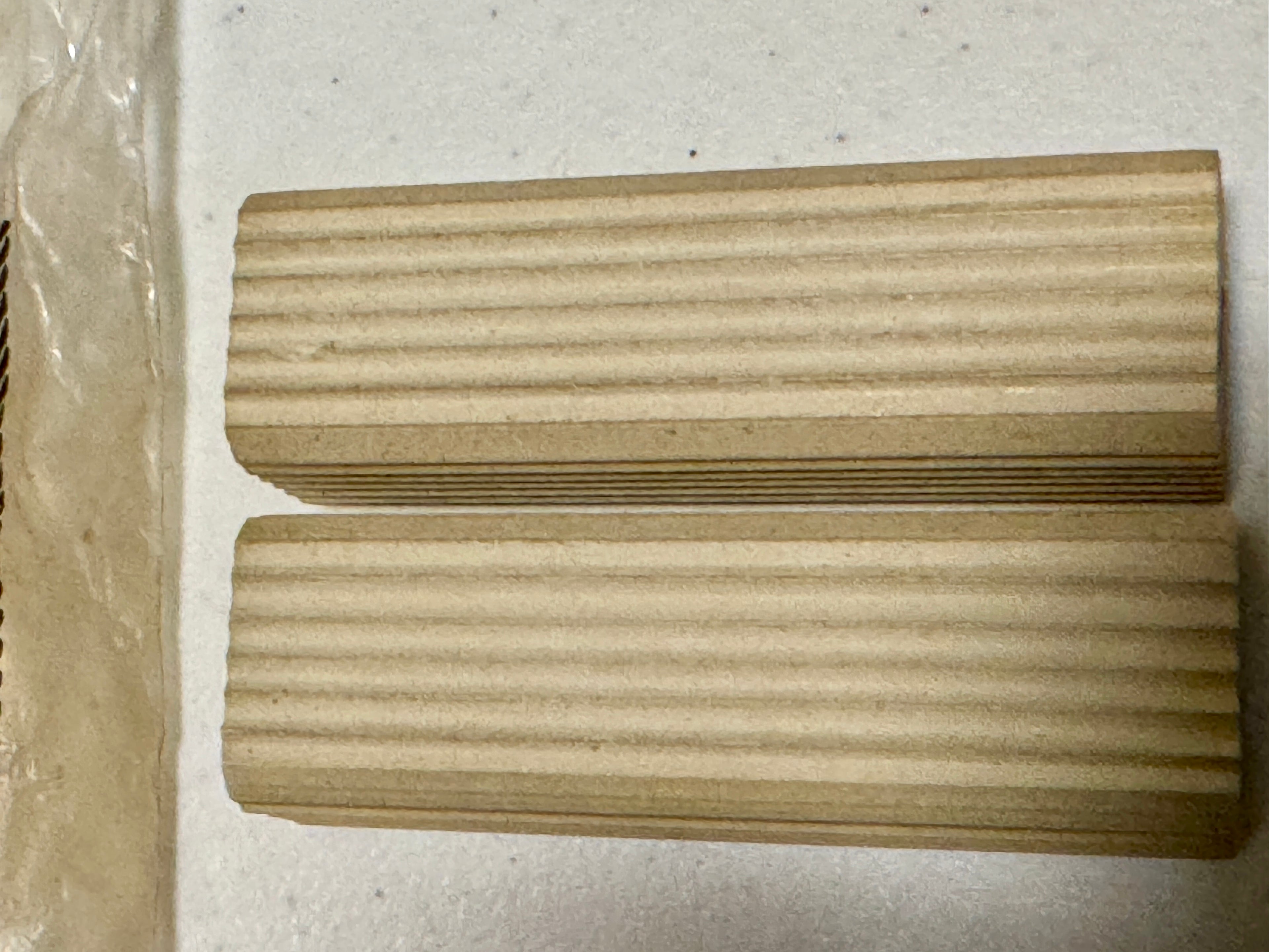 Harley NOS 33181-61 White Kicker Kick Pedal Blocks