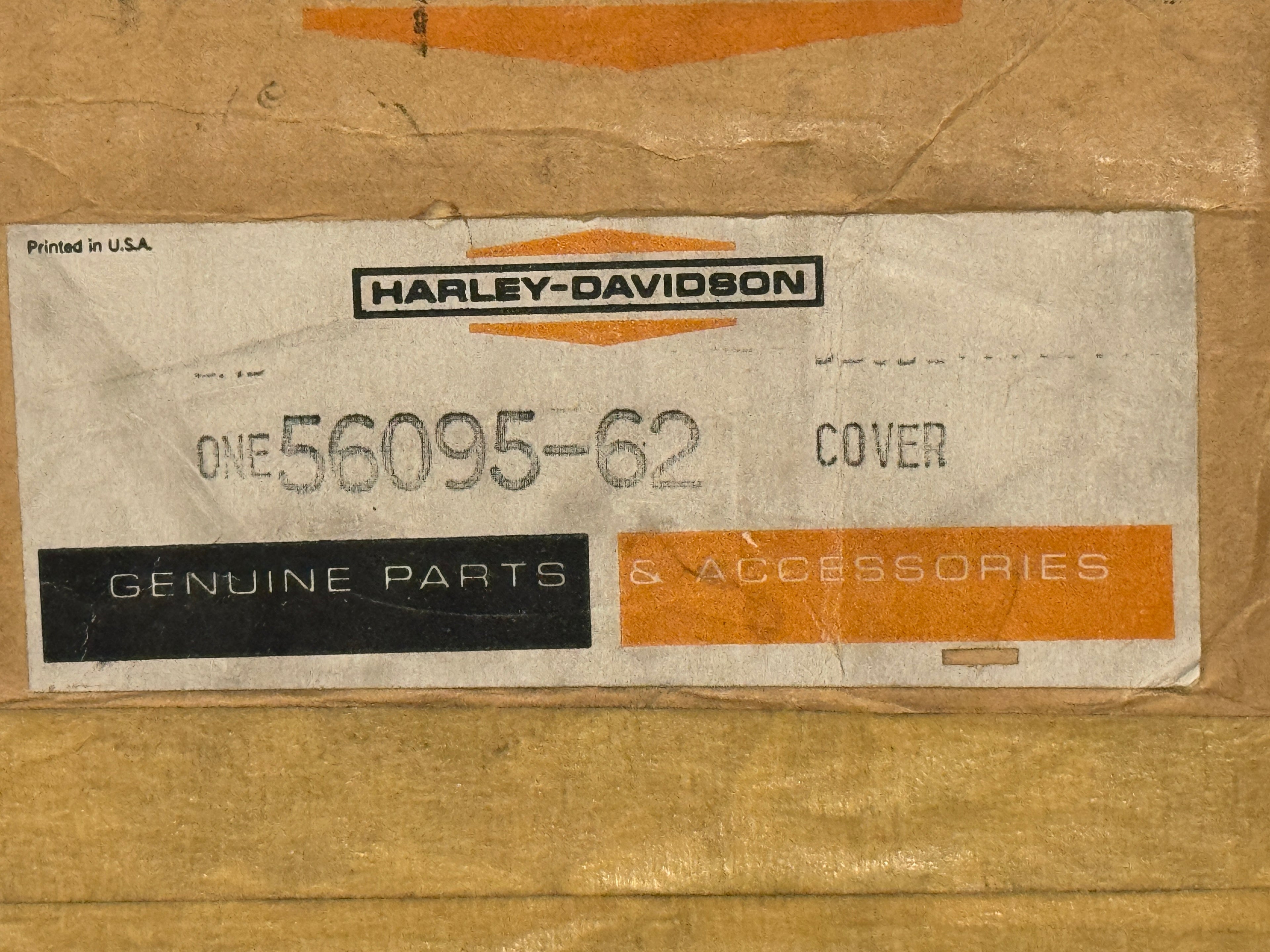 Harley NOS 56095-62 Sportster XLH Handlebar Clamp Cover Chrome 1962-1965