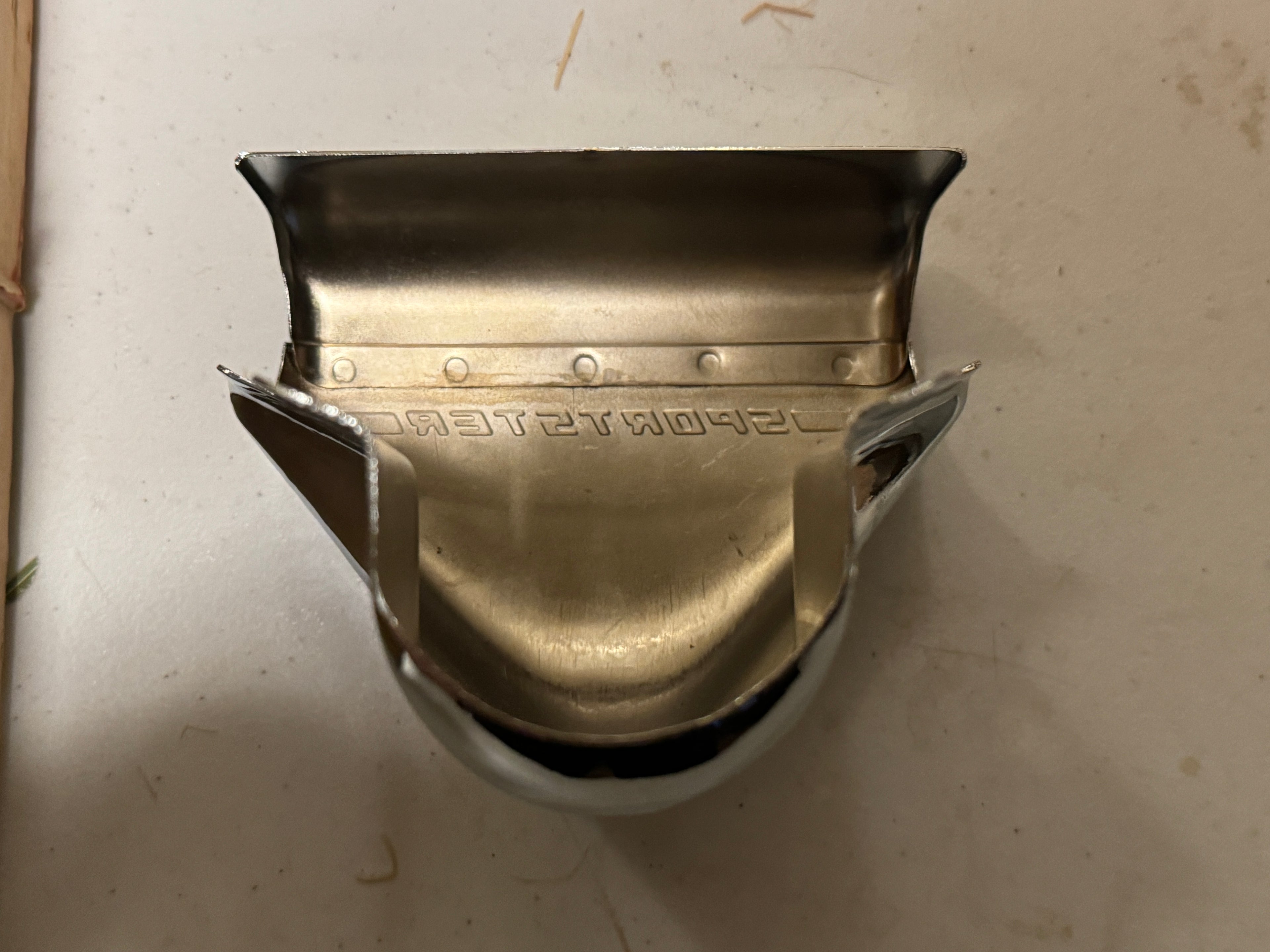 Harley NOS 56095-59 Chrome Handlebar Clamp Cover 1959-1961 Sportster XLH