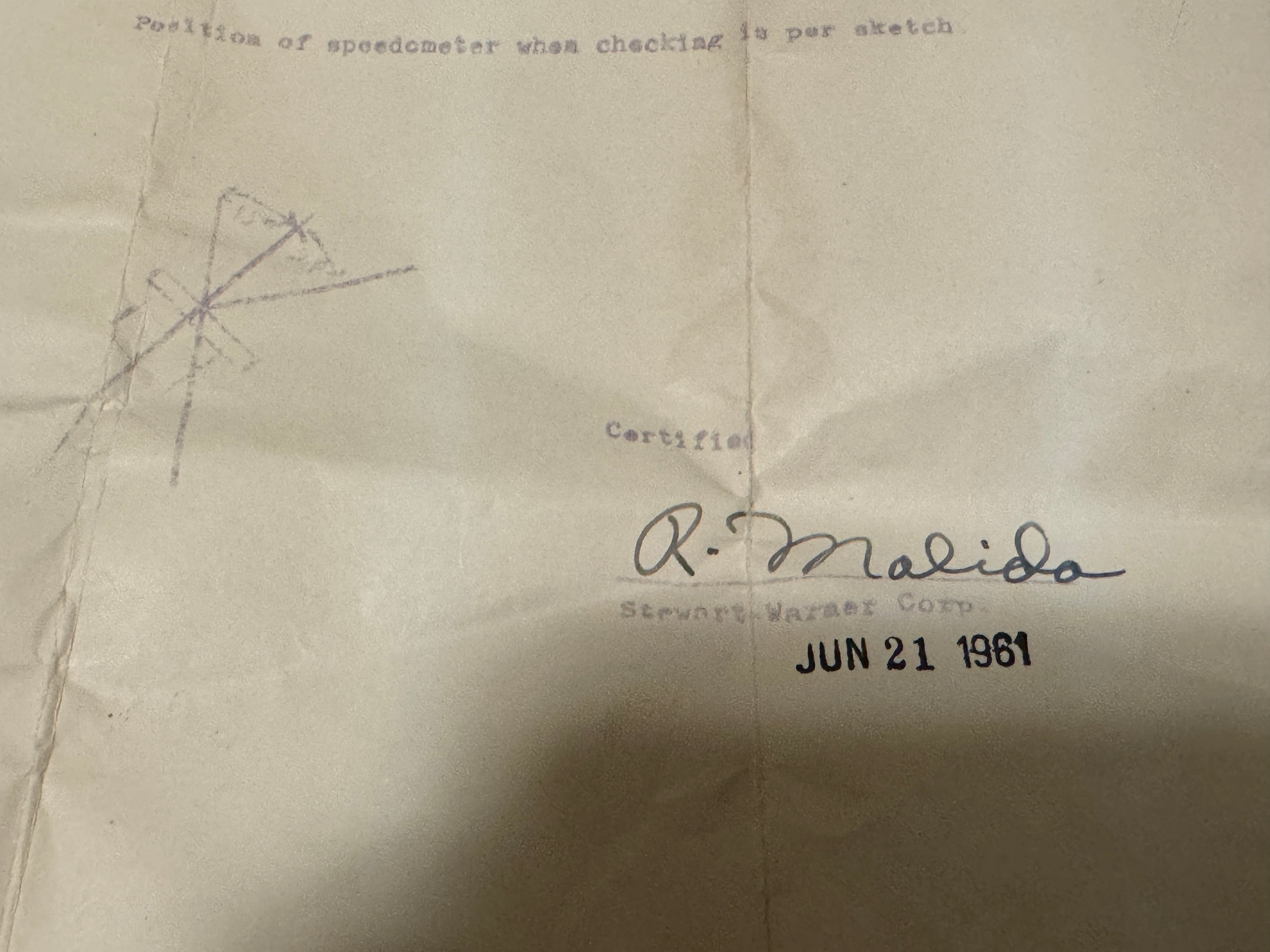 Harley NOS OEM 67007-60 Police Special Speedometer Panhead Servicar 1:1