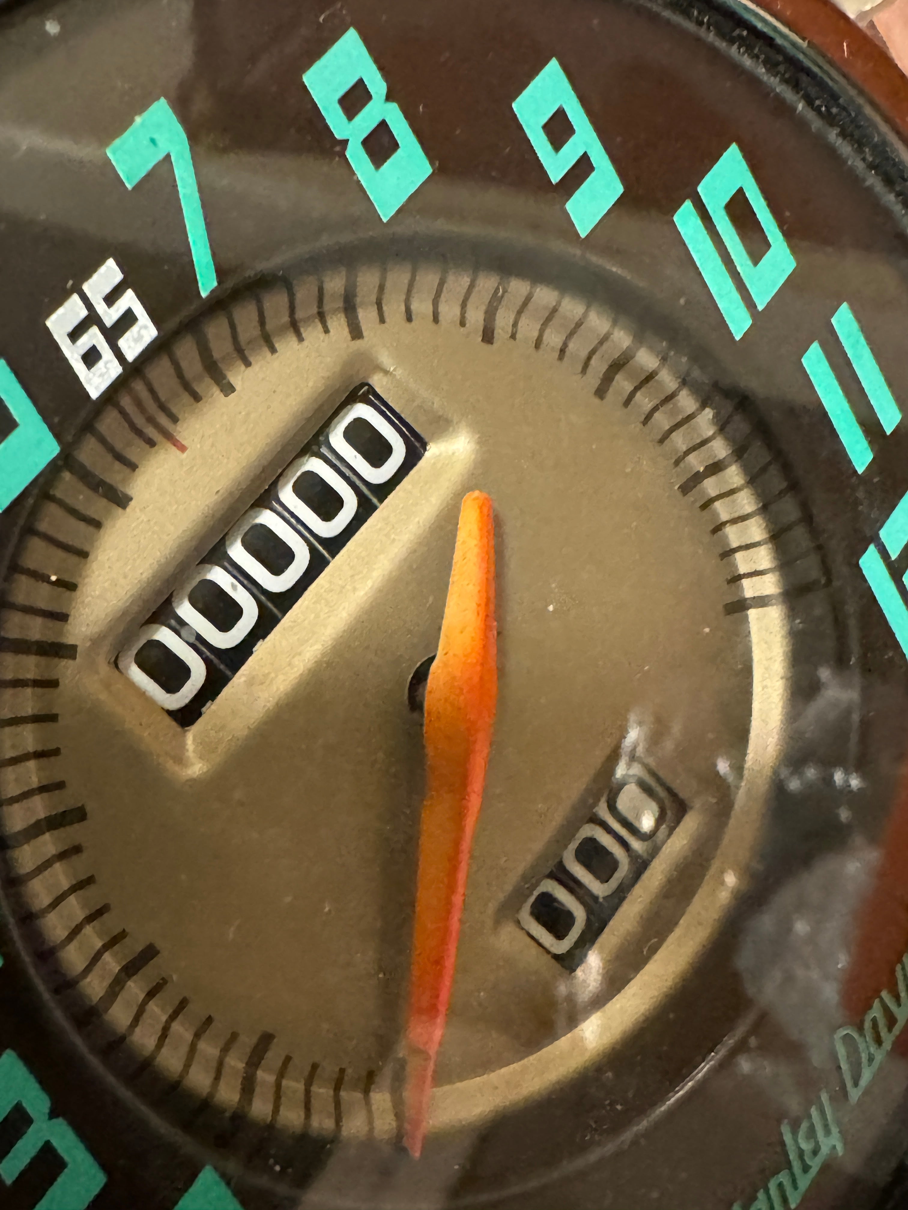 Harley NOS OEM 67007-60 Police Special Speedometer Panhead Servicar 1:1