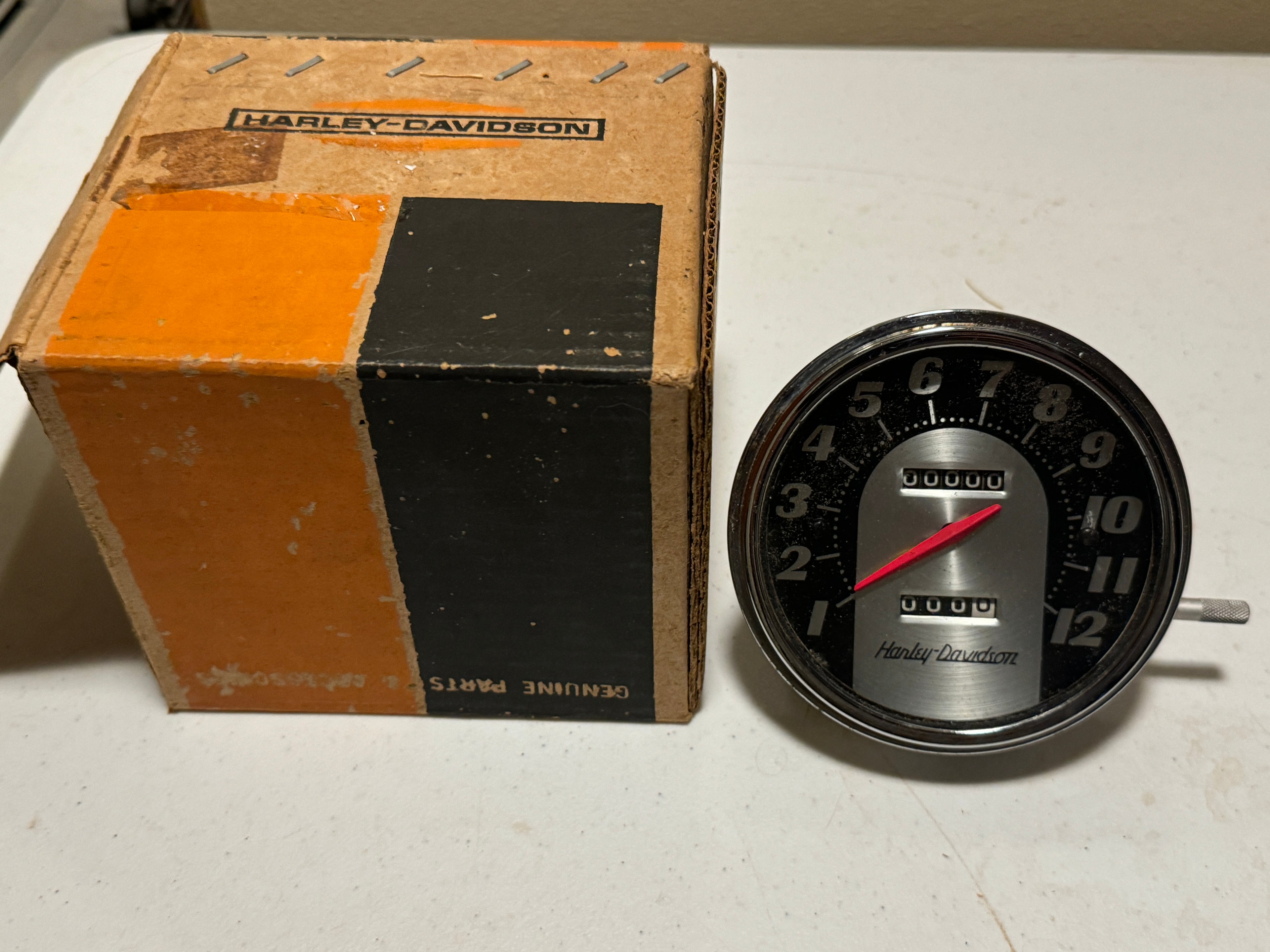 harley NOS 67004-62A Tombstone Speedometer Head 1962-1967 Panhead & Shovelhead