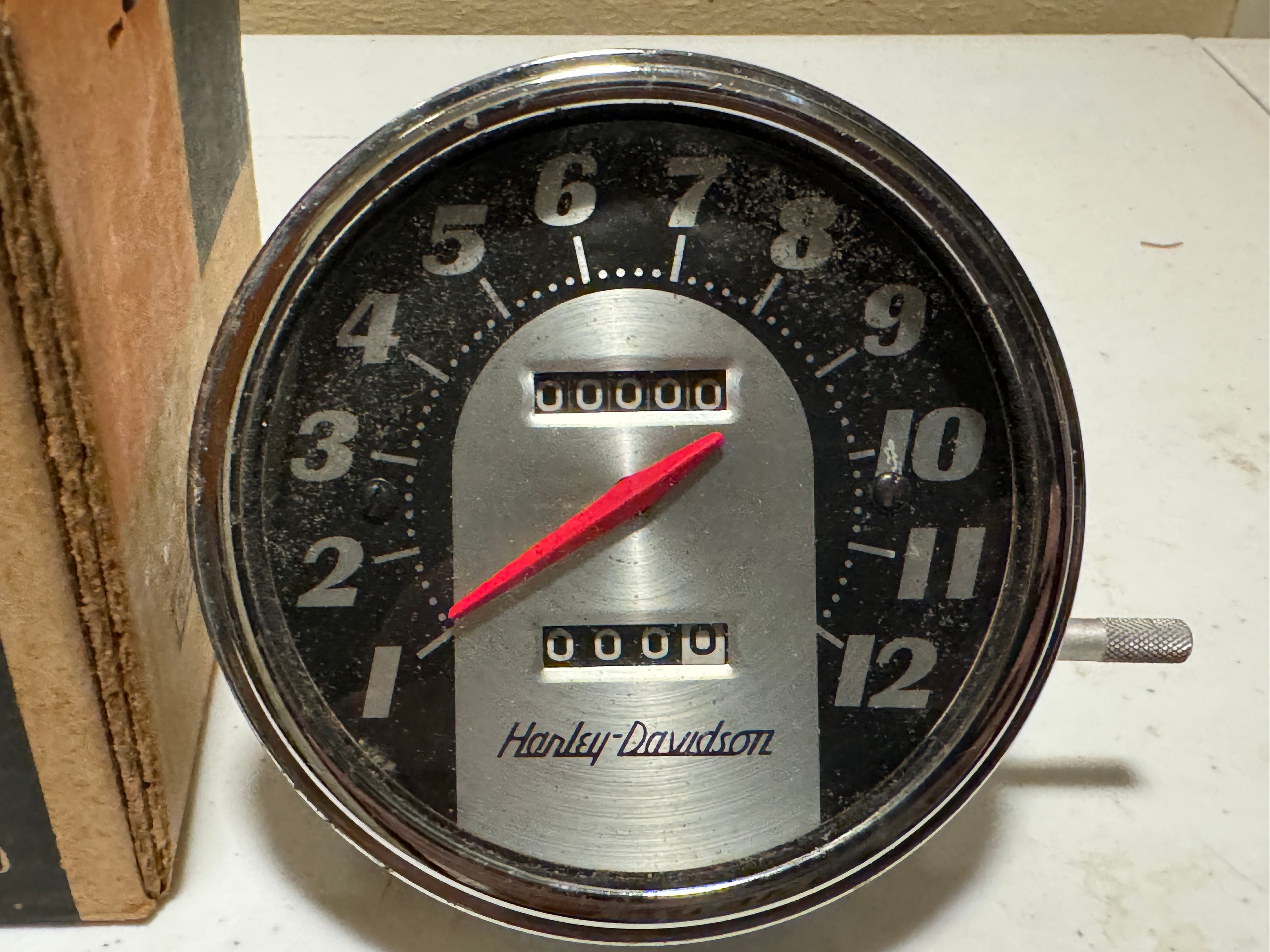 harley NOS 67004-62A Tombstone Speedometer Head 1962-1967 Panhead & Shovelhead