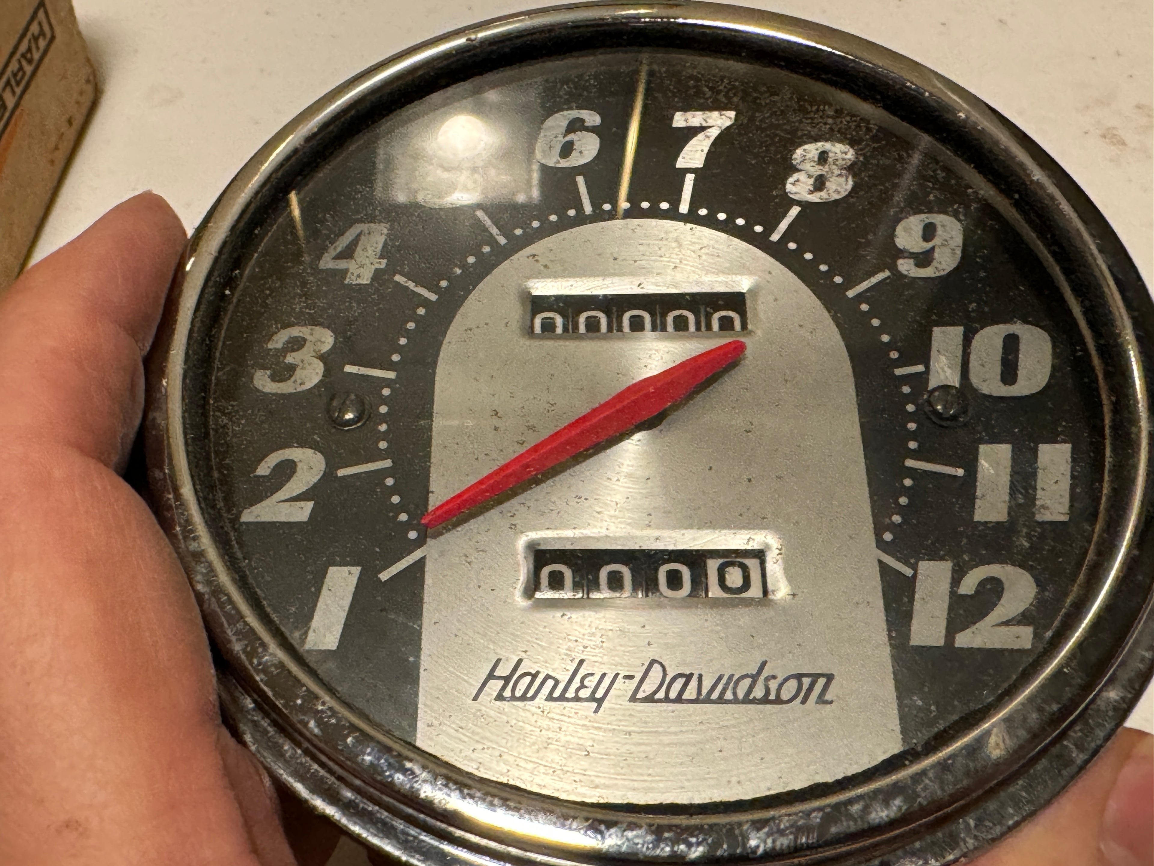 harley NOS 67004-62A Tombstone Speedometer Head 1962-1967 Panhead & Shovelhead