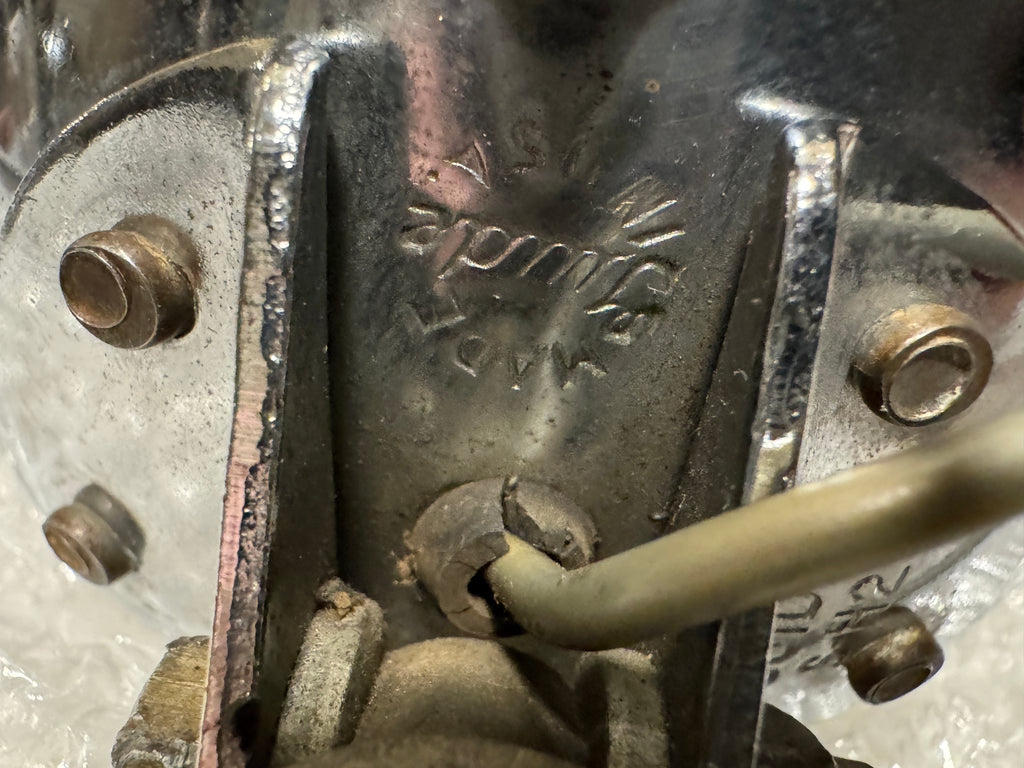 Harley Good Used OEM 68650-38A OEM Guide Spotlamp Set Short Stanchion Panhead