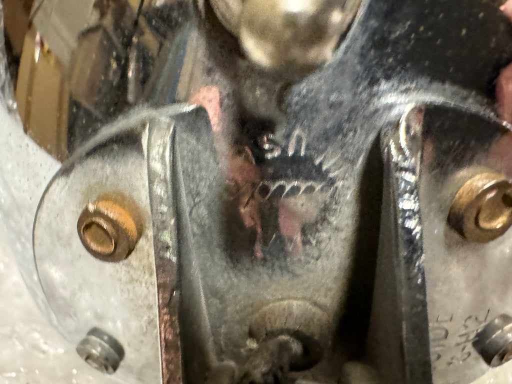 Harley Good Used OEM 68650-38A OEM Guide Spotlamp Set Short Stanchion Panhead