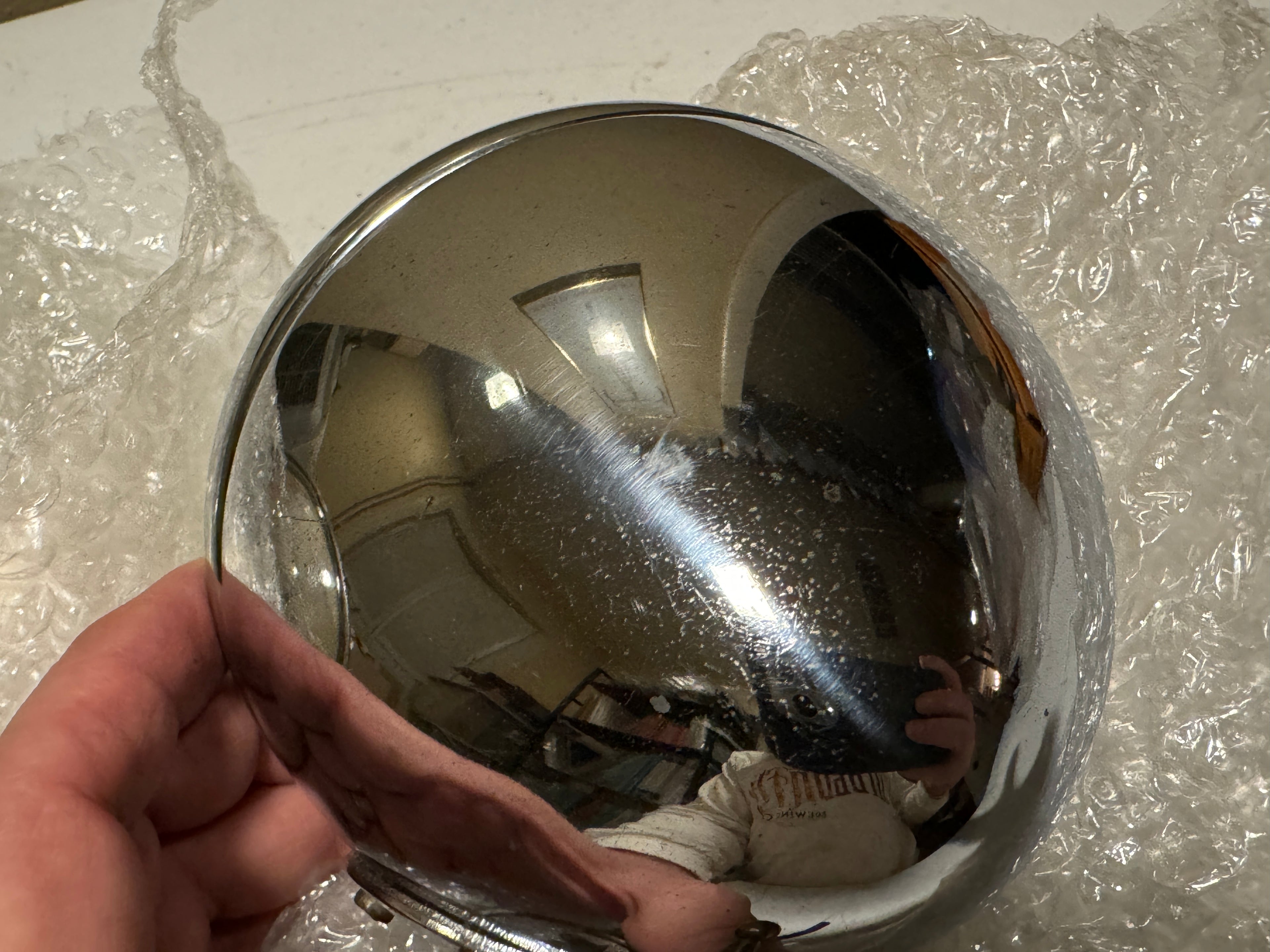 Harley Good Used OEM 68650-38A OEM Guide Spotlamp Set Short Stanchion Panhead