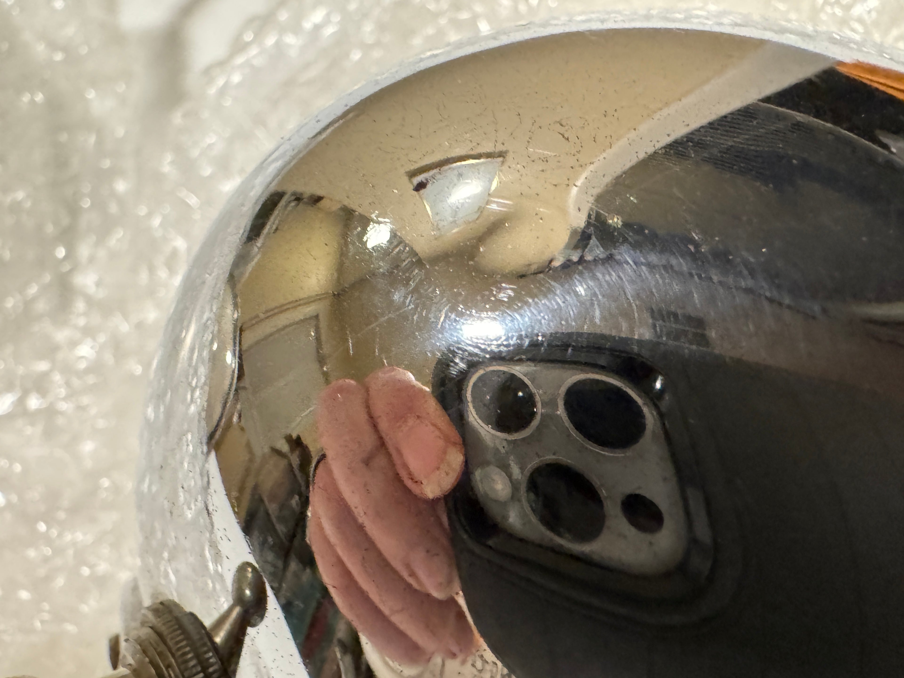 Harley Good Used OEM 68650-38A OEM Guide Spotlamp Set Short Stanchion Panhead